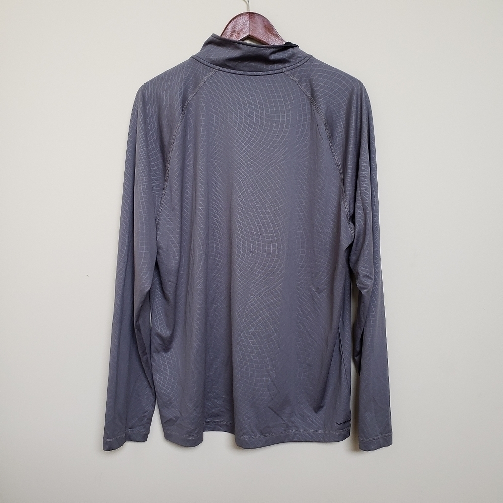 REEBOK Grey Pullover Zip Performance Jacket - Picture 5 of 6
